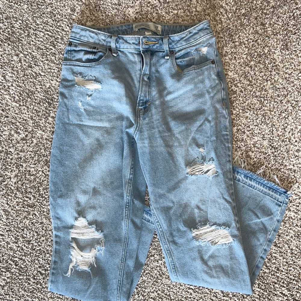 Abercrombie Curve Love Mom Jeans